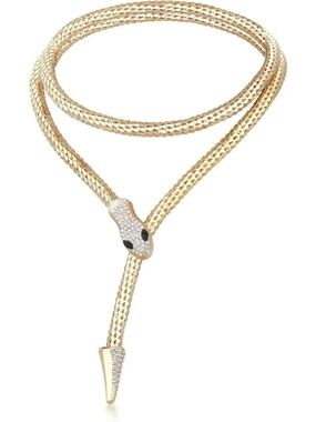 Flexible Bendable Snake Chain Necklace & Bracelet - Multi-Purpose Punk Jewelry